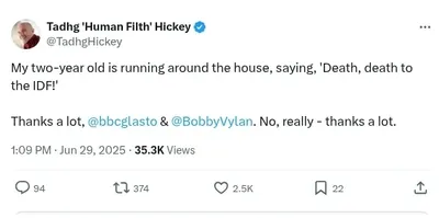 Documented social media post with permanent archive. Perma.cc: https://perma.cc/5X9U-8EBM. Categories: celebrating_violence,  extremism,  incitement,  inflammatory_language,  miscellaneous