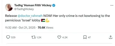 Documented social media post with permanent archive. Perma.cc: https://perma.cc/A69Z-FF3S. Categories: anti_american,  antisemitic_tropes,  conspiracy_theories,  extremist_support