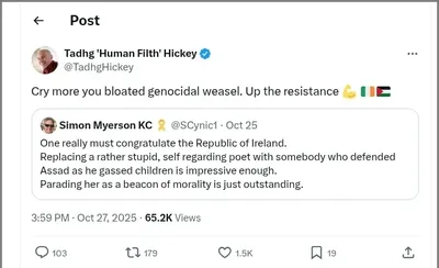 Documented social media post with permanent archive. Perma.cc: https://perma.cc/8L5X-9NVK. Categories: extremism,  genocidal_language,  inflammatory_language,  slurs,  terrorist_glorification,  violence_support