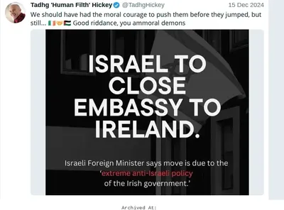 Documented social media post with permanent archive. Perma.cc: https://perma.cc/5M2C-PU3G. Categories: antisemitic_tropes